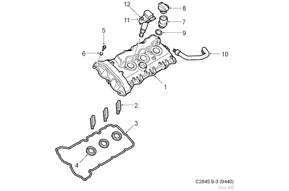 Cylinder head cover