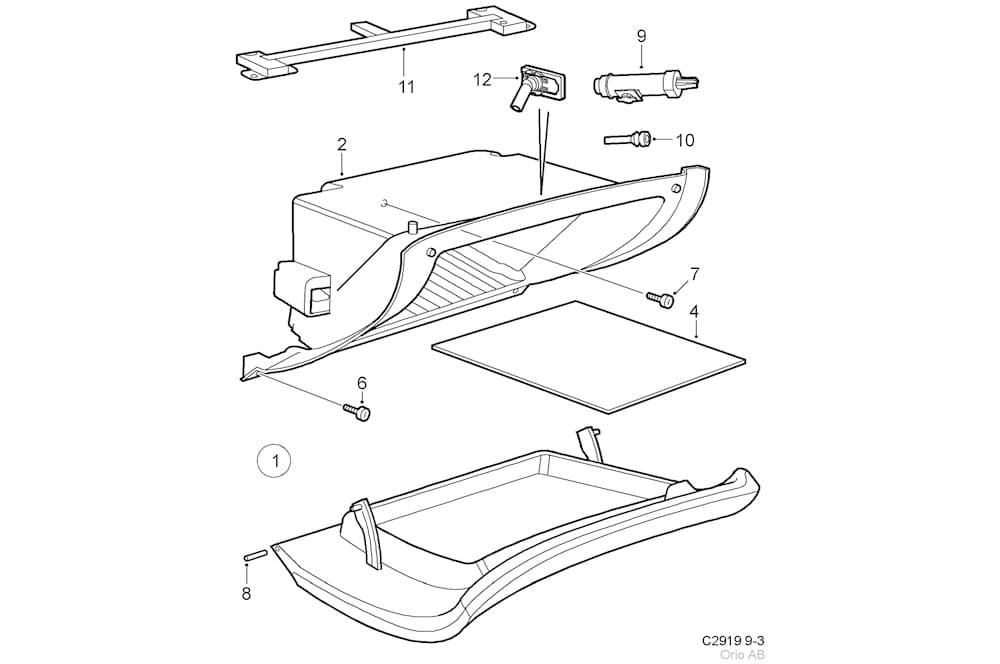 Glove compartment