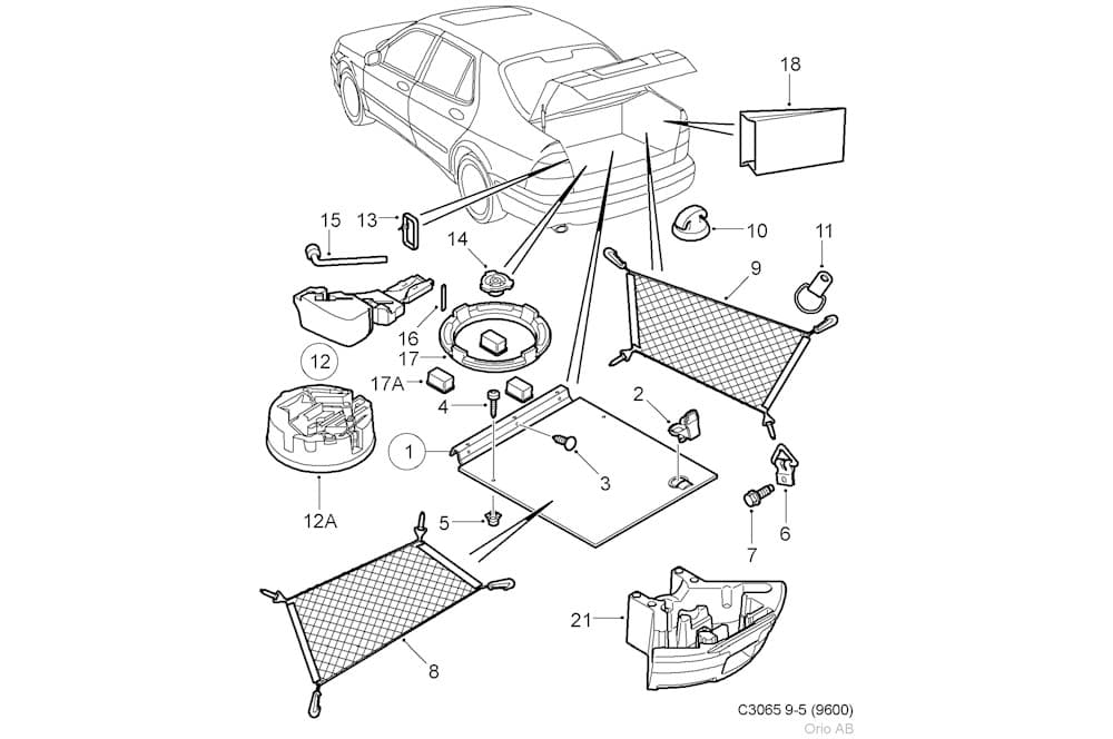 Tray (boot/cargo bay)