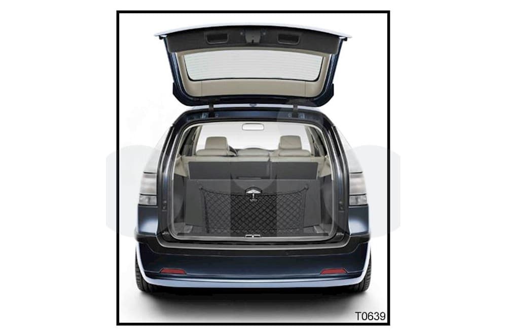 Load barrier mesh, boot-/cargo area