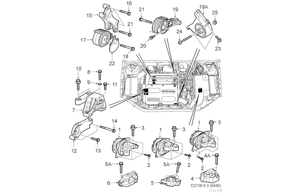 Engine mounting bracket