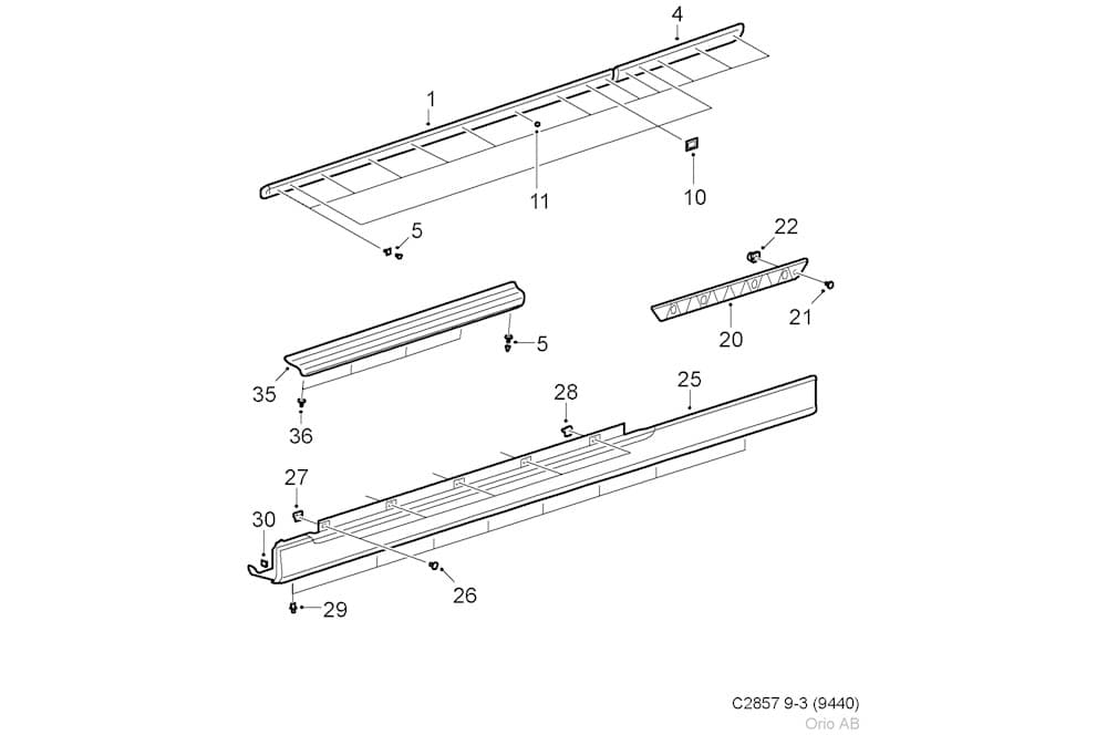 Sill trim