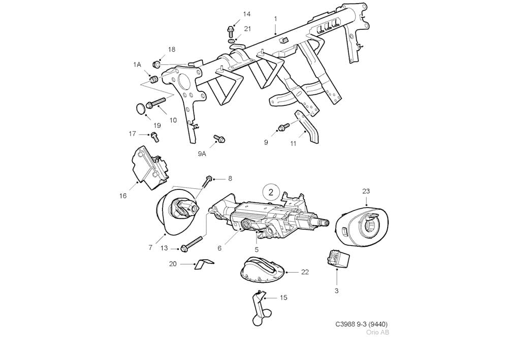 Steering column