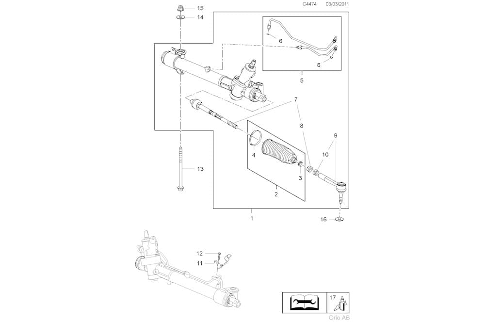 Steering gear