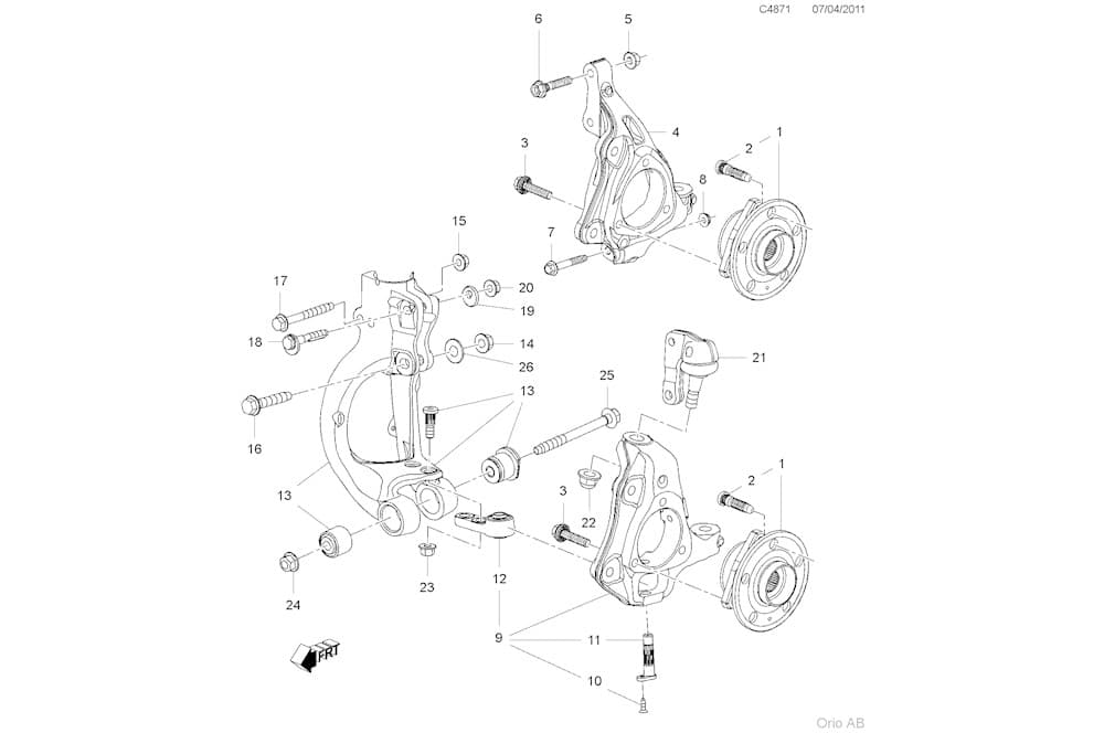 Steering spindle
