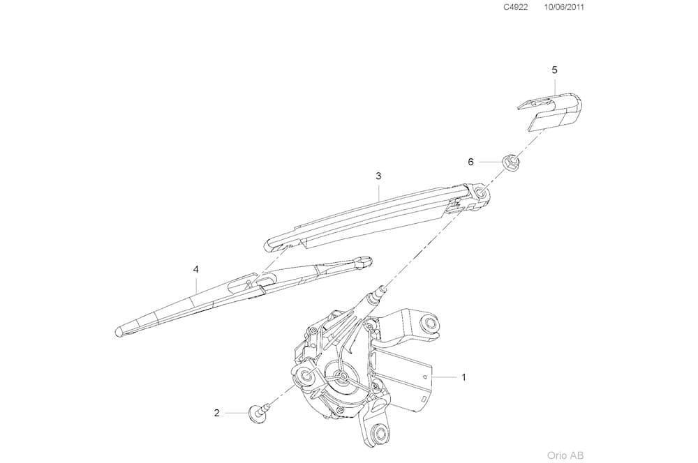 Wiper arm