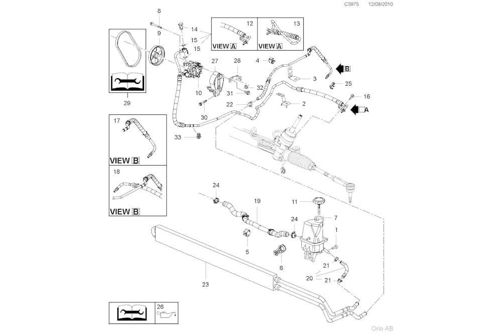 Driven unit: hydraulic pump