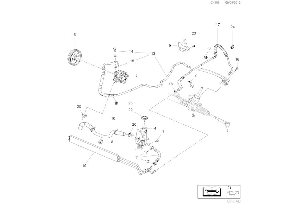 Driven unit: hydraulic pump