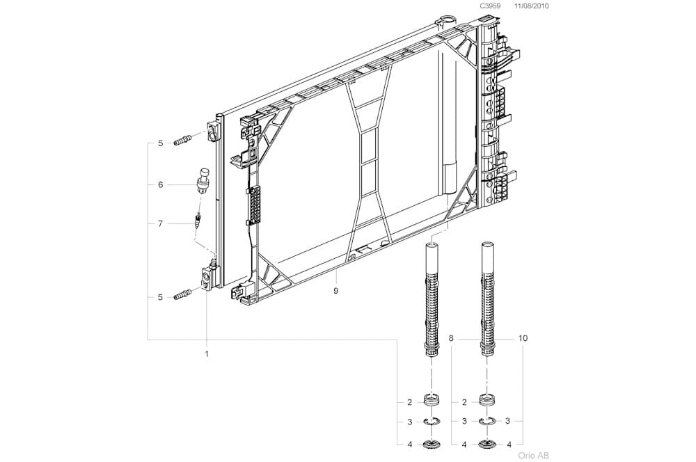 Air dryer, compressed-air system
