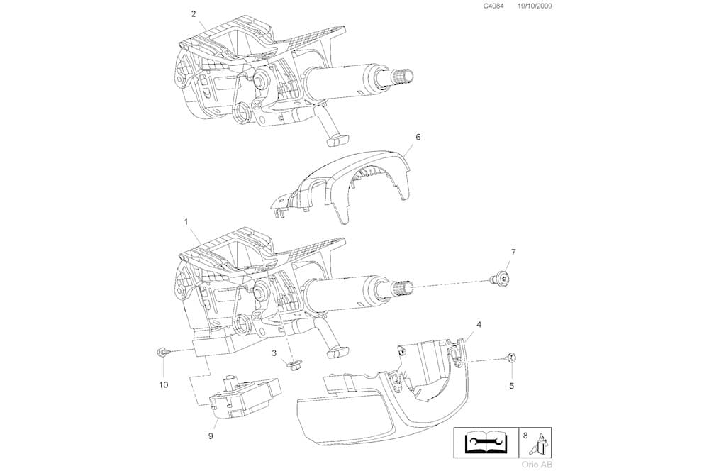 Steering column