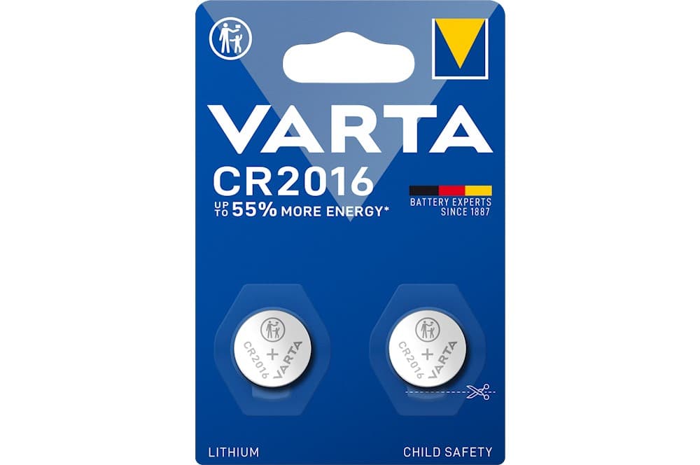 Varta Lithium Coin Cr2016 Blister 2-3