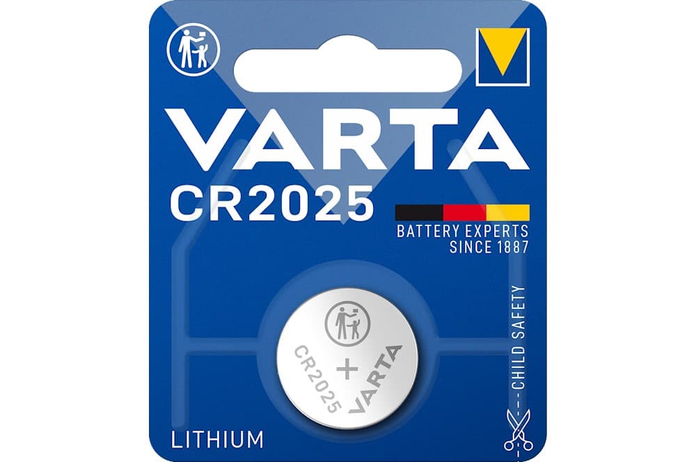 Varta Lithium Coin Cr2025 Blister 1-3