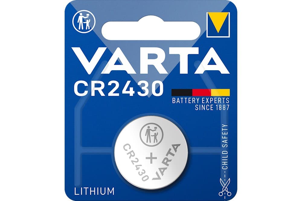 Varta Lithium Coin Cr2430 Blister 1-3