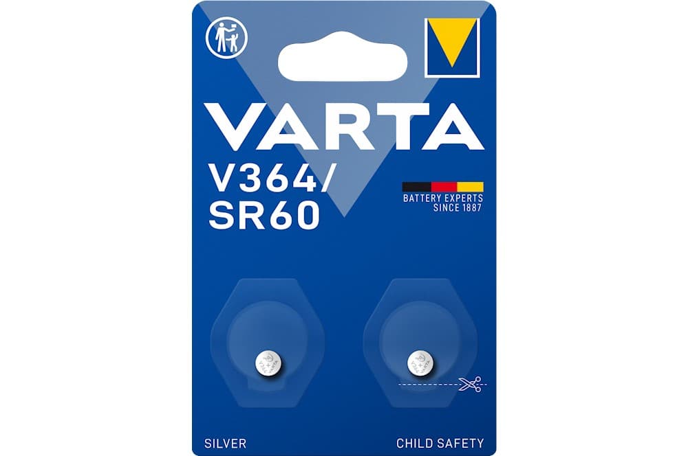 Varta Silver Coin V364/Sr60 Blister 2-2
