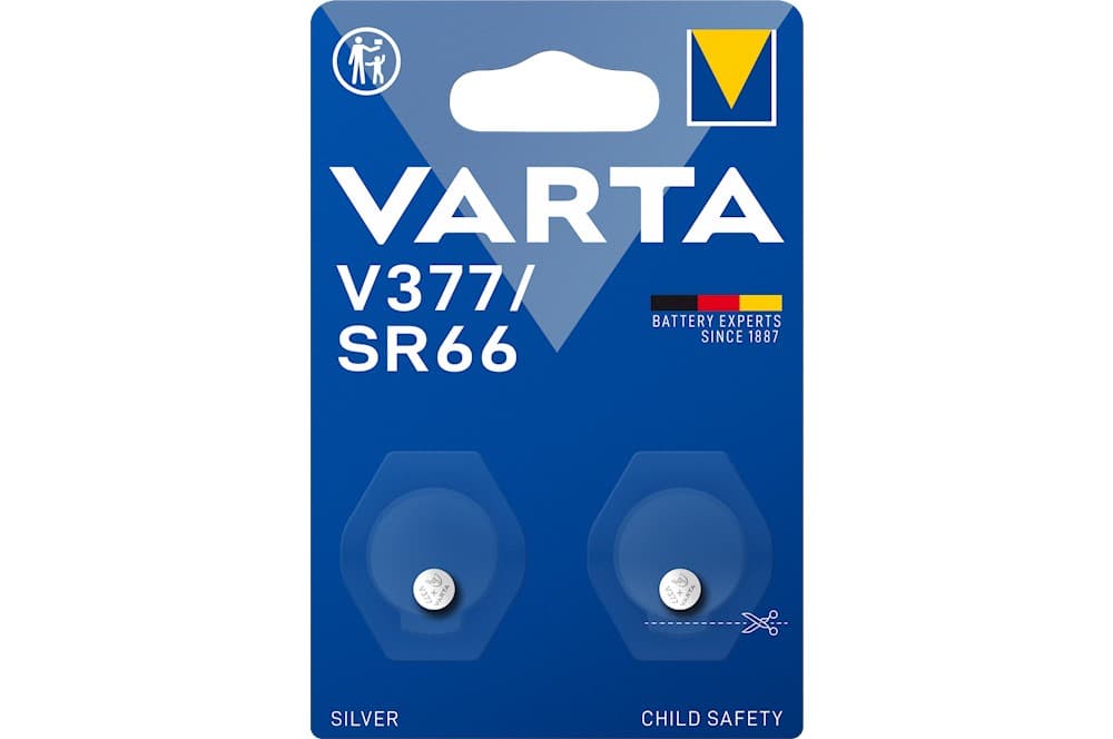 Varta Silver Coin V377/Sr66 Blister 2-2