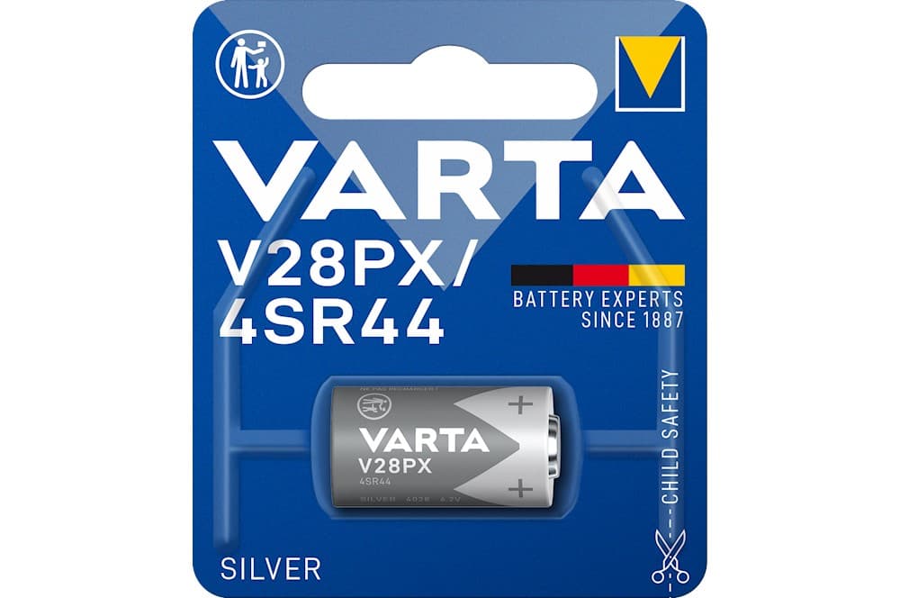 Varta Silver Cylindrical V28Px/4Sr44 Blister 1-2