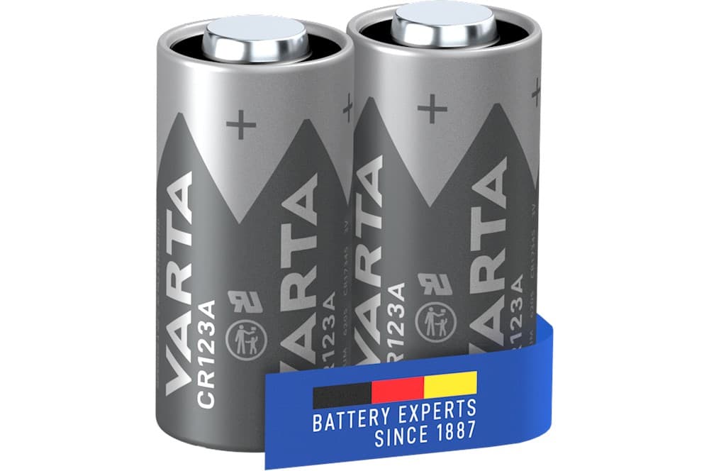 Varta Lithium Cylindrical Cr123A Blister 2-2