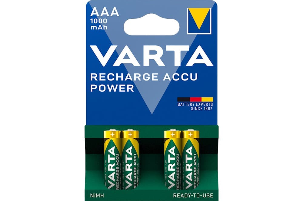Varta Recharge Accu Power Aaa 1000 Mah Blister 4-3