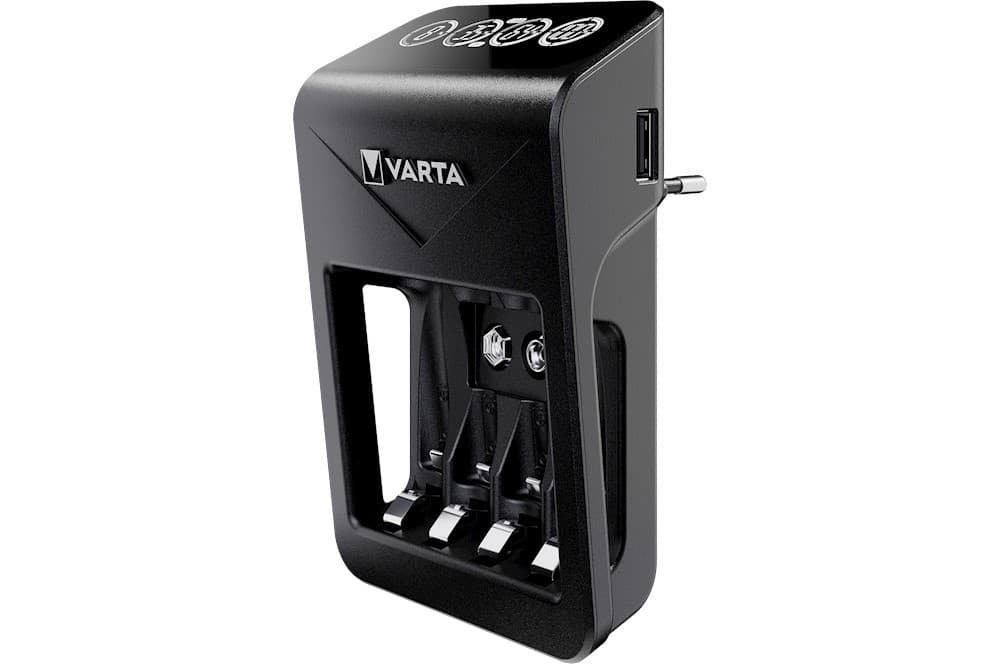 Varta Lcd Plug Charger+ 4X Aa 2100 Mah 56706-3