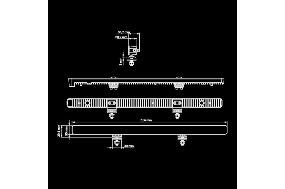 Nuuk E-Line Lp Led Bar 20-5