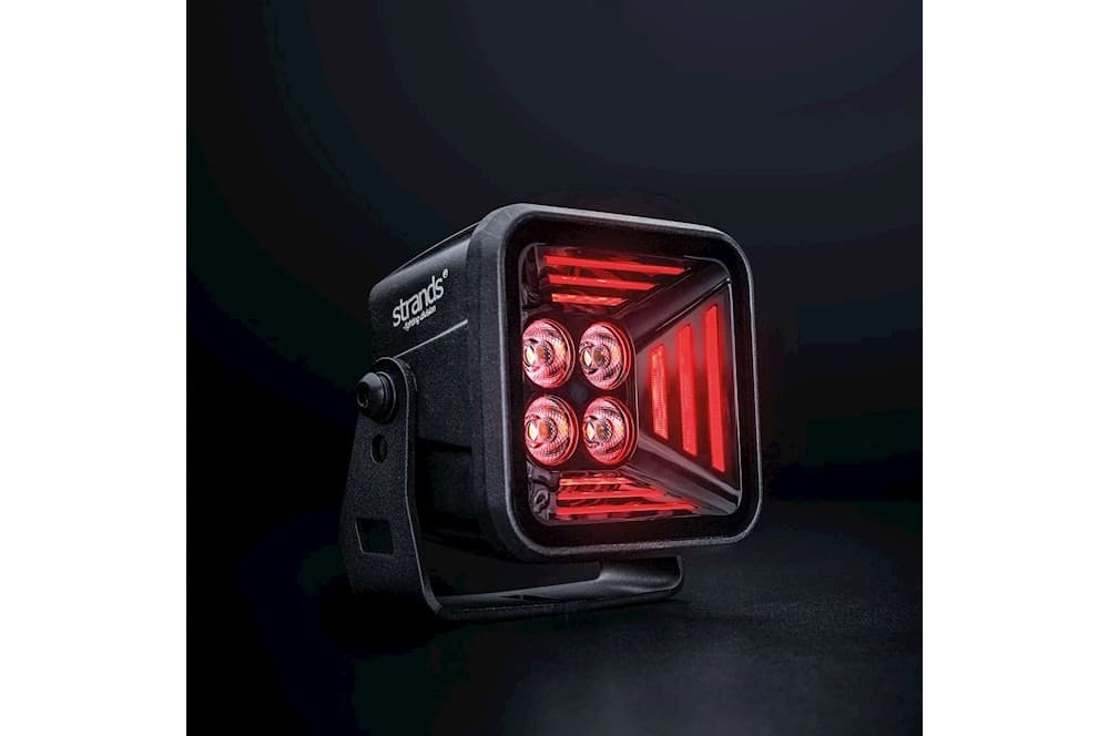 Dark Knight Fortex Arbetsljus 38 W Rött