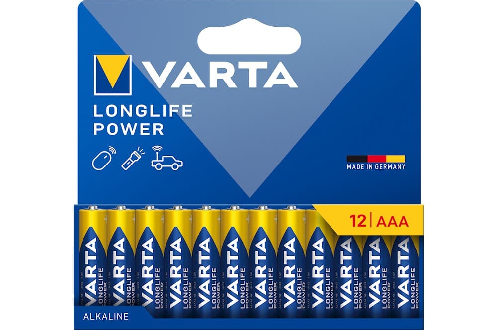 Varta Longlife Power Aaa Pack 12-2