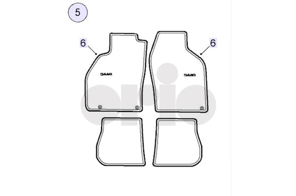 Floor mat set