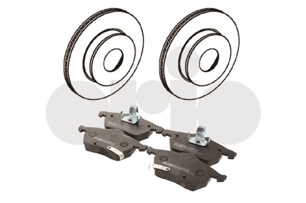 Brake set, disc brakes