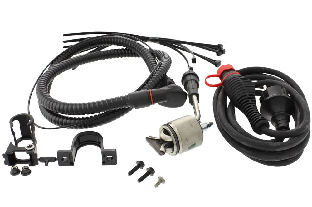 Engine heater location