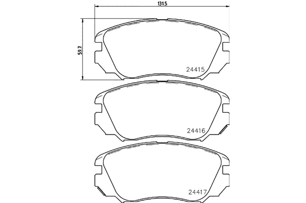 Brake Pad Set, disc brake