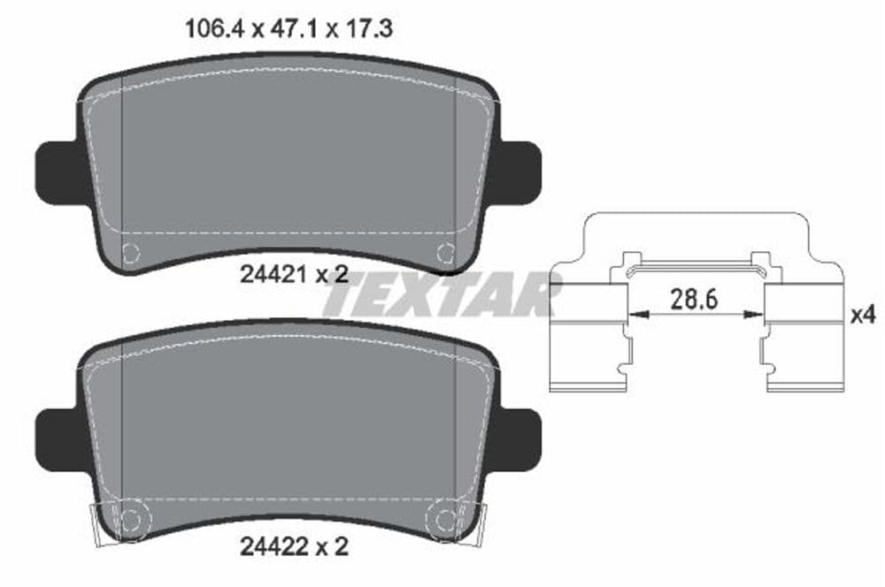 Brake Pad Set, disc brake