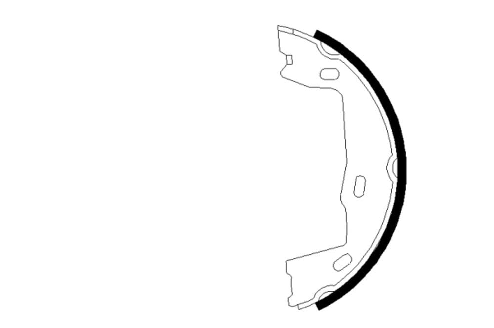 Brake Shoe Set, parking brake