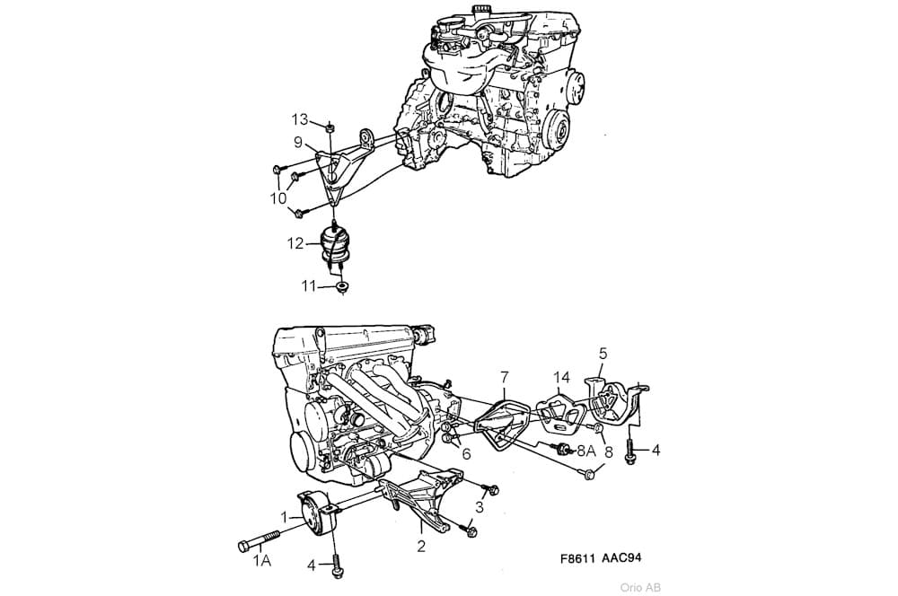 Engine mounting bracket