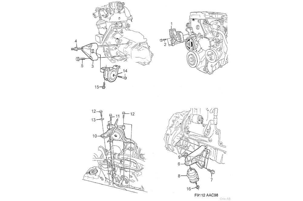 Engine mounting bracket