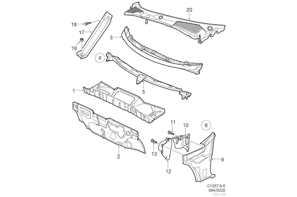 Front cowling