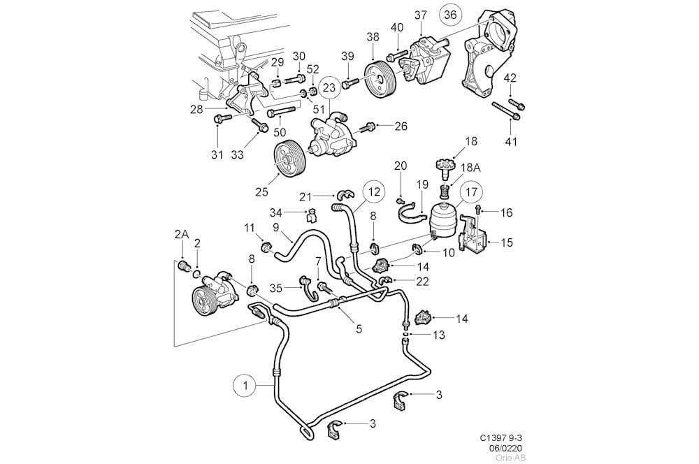Driven unit: hydraulic pump