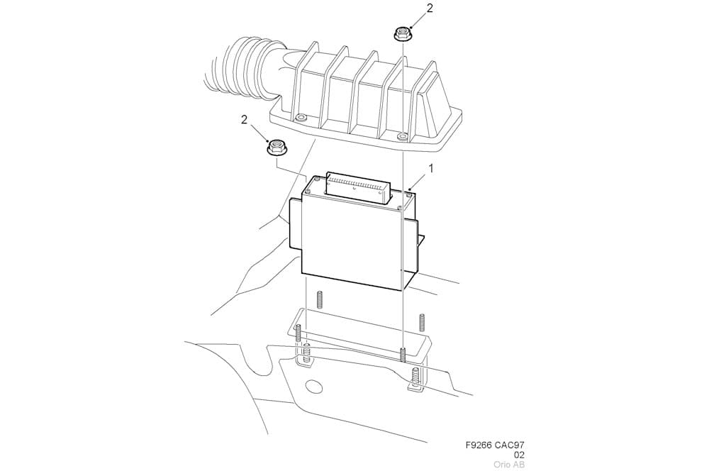 Control unit, ECM-1
