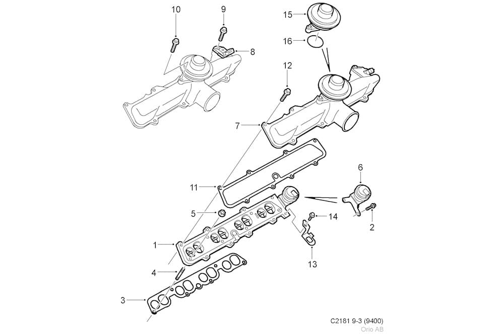 Valve, egr exhaust control