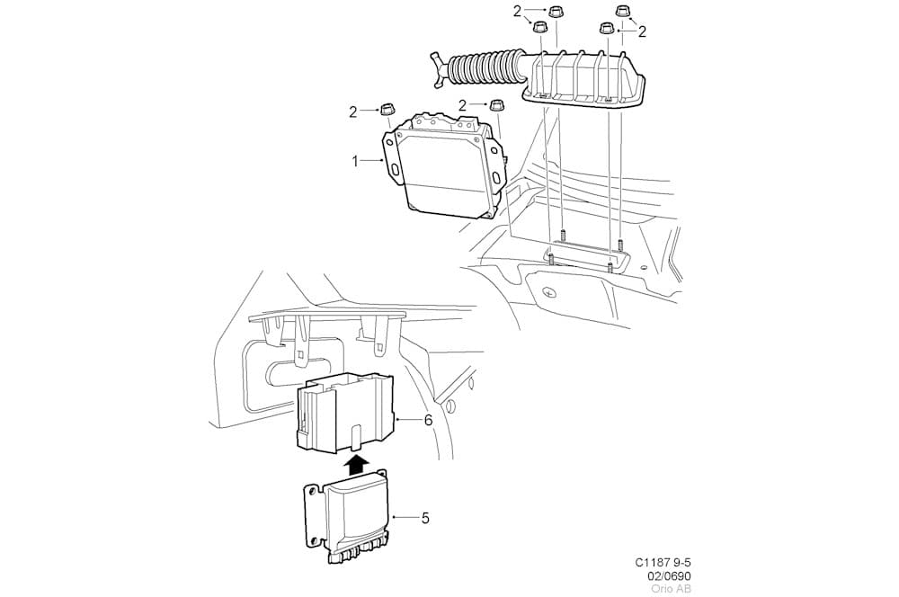 Control unit, ECM-1