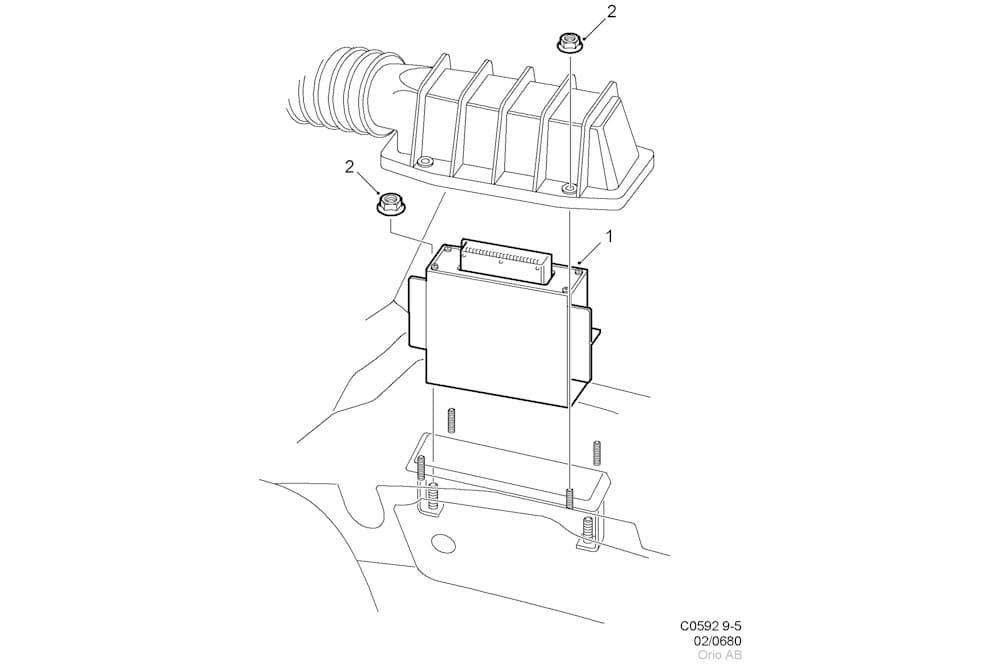 Control unit, ECM-1