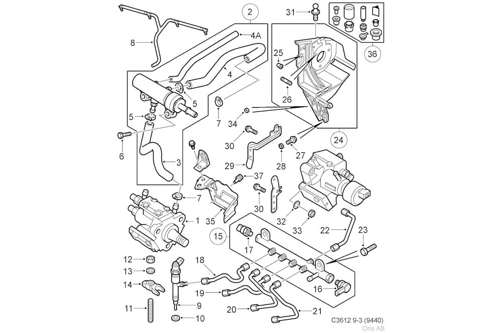 Fuel distributor tube