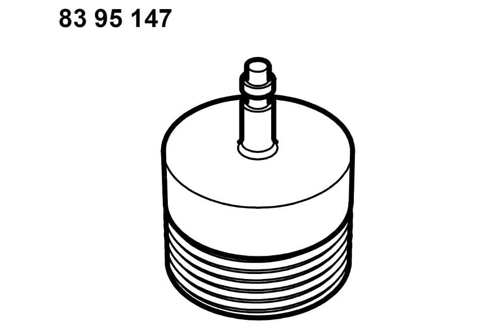 Tool. Adapter for coolant pressure cap
