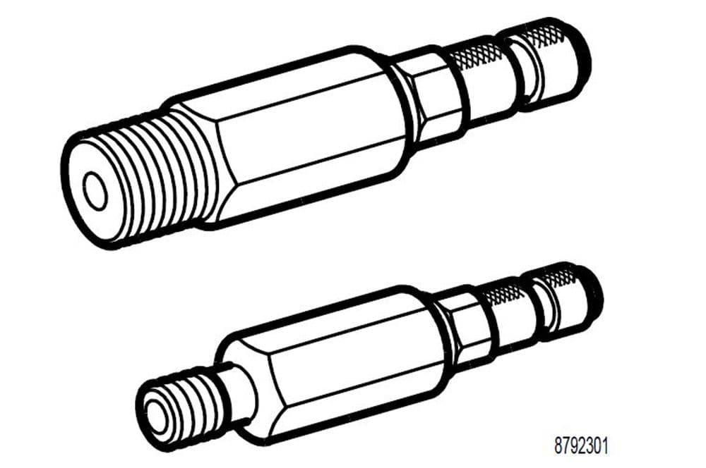 Tool. Adapter, oil pressure