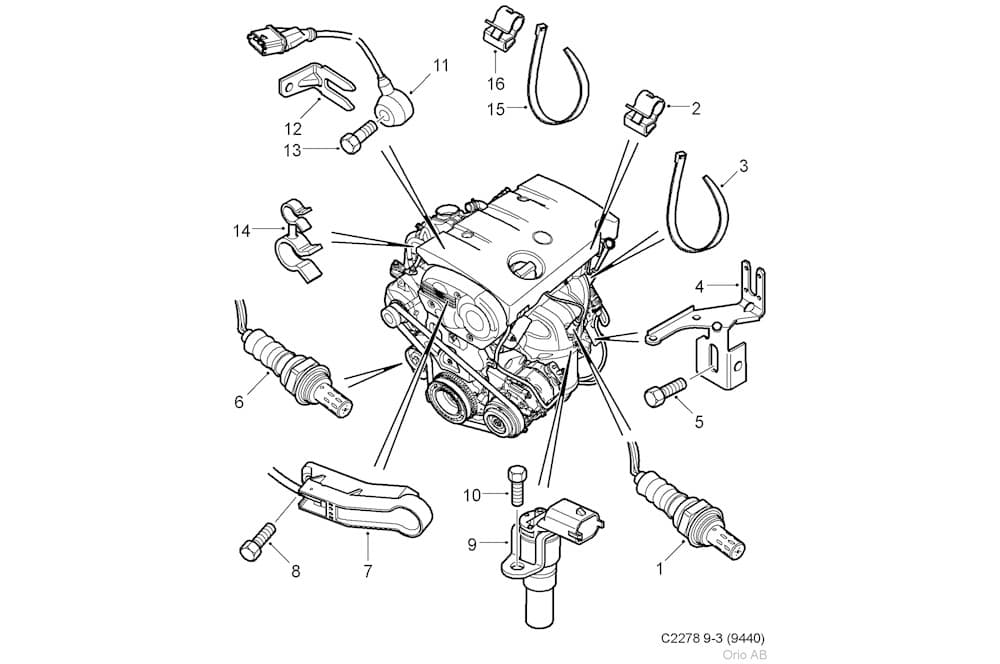 Sensor, camshaft position