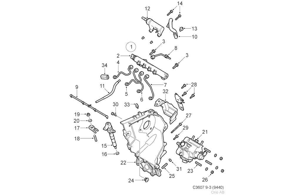 Fuel distributor tube