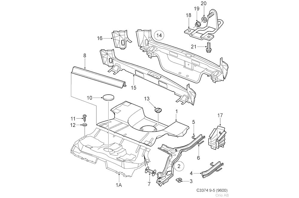 Rear panel