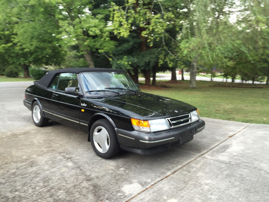 Saab 900T 1989 Convertible Black